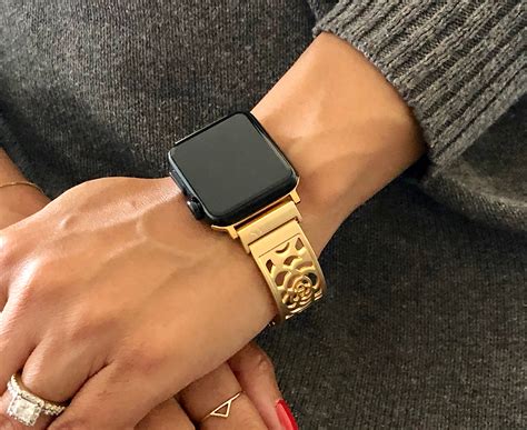 best watch bands for gold apple watch|apple watch band real gold.